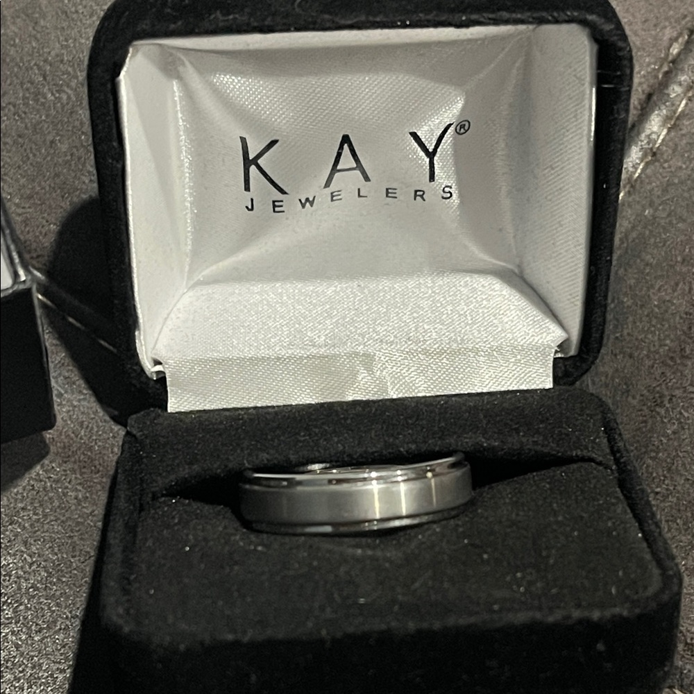 Men’s Kay Jewelers Elegant Tungsten Ring